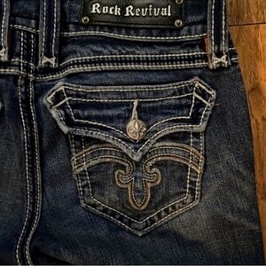 Gorgeous Rock Revival Debbie Boot Jeans With 31” Inseam